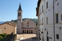 Zarándokút via Francigena di San Francesco dóm Spoleto-Olaszország