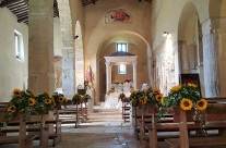 Zarándokút via Francigena di San Francesco esküvő chiesa di Santa Vittoria Monteleone-Olaszország