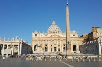 Zarándokút via Francigena di San Francesco Szent Péter bazilika Róma-Olaszország